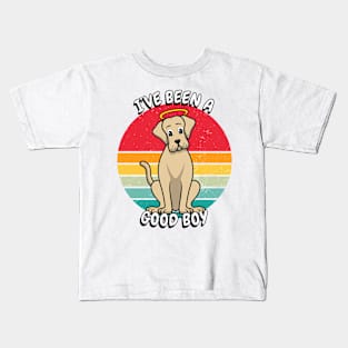 Cute Big Dog is a Good Boy Kids T-Shirt